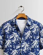 Blue Snow Mens Half Sleeves Shirts - XPST