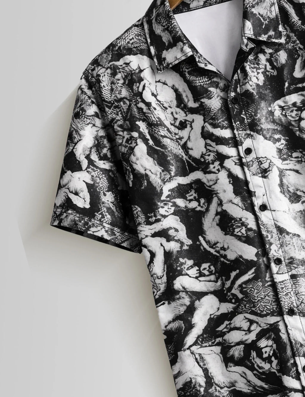 Mankind Outline Piping Mens Half Sleeves Shirts - XPST