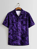 Mankind Purple Mens Half Sleeves Shirts - XPST