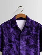 Mankind Purple Mens Half Sleeves Shirts - XPST