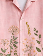 Pink Corn Mens Half Sleeves Shirts - XPST