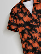 Tiger Pattern Mens Half Sleeves Shirts - XPST